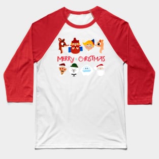 Rudolph The Red Nosed Reindeer Baseball T-Shirt
